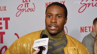 ‘Let It Snow’ Shameik Moore Always Wanted To Do An Iconic Christmas Movie  MEAWW [upl. by Plossl]