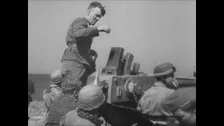 Fallschirmjäger turn a captured Bofors 40mm gun against its former users on Crete in May 1941 [upl. by Krein]