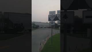 train going through downtown bell buckle Tennessee [upl. by Ahsenyl]