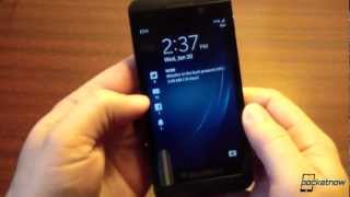 Blackberry Z10 First Impressions  Pocketnow [upl. by Carola320]