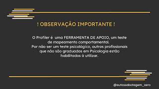 Parte 02  Transforme a sua vida Profissional  trabalhando com Análise Comportamental On line [upl. by Aneeroc]