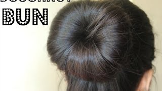 How to Make a Bun Using a Hair Doughnut [upl. by Etnasa]