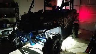 Polaris Ranger Rock Light Install [upl. by Backer]