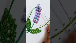 Flower making embroidery trick music explore trending embroiderydesign embroiderypatterns [upl. by Lebazi]