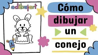 Cómo dibujar un conejo paso a paso 🐰✏️  Dibujo fácil paso a paso  Tutorial dibujos fáciles [upl. by Schechter]