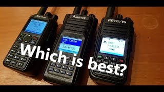 💥 Anytone 868 vs Ailunce HD1 vs Retevis RT3S [upl. by Anatnahs]