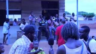 Ghanaian rapper Yaa Pono with brass band live in Accra [upl. by Tanner]