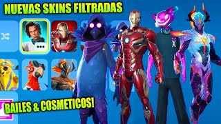 NUEVO Skin y Bailes Filtrados Nueva Actualización Los Increibles Iron Man amp Mas [upl. by Marthena]