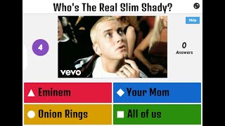 The Kahoot Slim Shady Full Version [upl. by Eterg870]