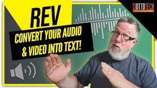 Revcom Convert Your Audio and Video to Text [upl. by Doownil]