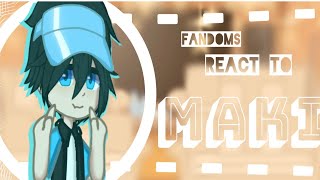 Fandoms react to Maki Stars alinged 2 [upl. by Dosh527]