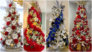 TENDENCIAS DE ÁRBOLES DE NAVIDAD 2023🎄 DECORACIONES NAVIDEÑAS ❄️ÁRBOLES DECORADOS❄️ [upl. by Ajdan]