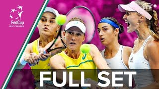 Australia v France  Fed Cup Final 2019  BartyStosur v MladenovicGarcia  FULL FINAL SET  ITF [upl. by Black]