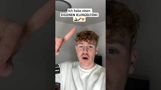 MEIN EIGENER KLINGELTON 🛎️😱 shorts jannikfreestyle [upl. by Lilith286]