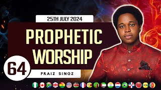 Prophetic Worship with Praiz Singz  Prayer Chants  Live Session  25th July 2024 [upl. by Noram]