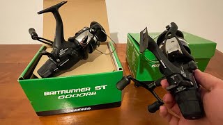 Unboxing Shimano baitrunner ST 6000RB fishing reels [upl. by Lapides907]