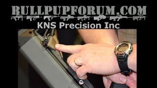 2015 SHOT Show  KNS Precision KSG QD Sling Pins [upl. by Lyndel]