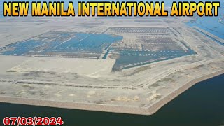 Bulacan Airport NEW MANILA INTERNATIONAL AIRPORT UPDATE 07032024 [upl. by Kalagher]