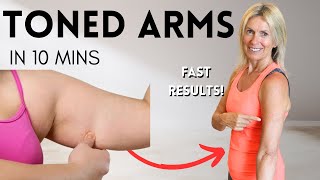 Lose Flabby Arms In 10 Mins Workout At Home [upl. by Atteloiv]