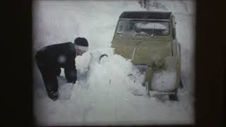 1963 montée à Val dIsère sous la neige [upl. by Eeliram]