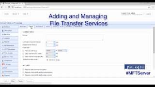 How To Add and Manage File Transfer Services [upl. by Kenleigh]