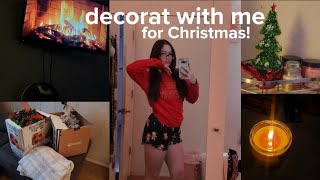 DECORATING MY ROOM FOR CHRISTMAS 2023  decorating amp room tour [upl. by Esil]