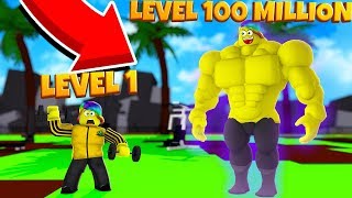 Someone made a TOFUU ONLY Simulator So I became 1 PLAYER Roblox Weight Lifting Simulator [upl. by Kristie]