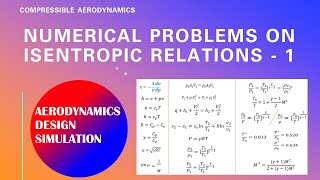 Numerical Problems on Isentropic relations  1 [upl. by Hassadah605]