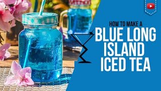 Blue Long Island Iced Tea  How to make a Blue Long Island Cocktail Recipe by Drink Lab Popular [upl. by Iznek55]