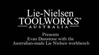 Lie Nielsen Australia workbench by Dunstone design [upl. by Yelrah]