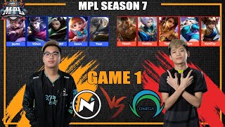 NXP vs OMEGA GAME 1  MPL PH Season 7 [upl. by Brade]