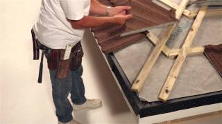 Fixing  Installing Lightweight Roofing Hip Tiling Bond [upl. by Inanak]