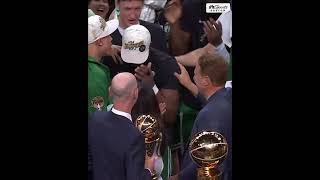 HIGHLIGHT Jaylen Brown named 2024 Bill Russell NBA Finals MVP shorts [upl. by Artie244]