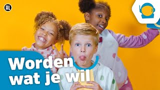 Kinderen voor Kinderen  Worden wat je wil Officiële Kinderboekenweek videoclip [upl. by Anaibib]