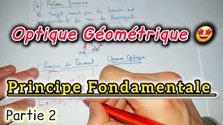 Optique Géométrique S2 et S1 🔥✅️  Chapitre 1  Principes fondamentale de loptique géométrique 💯 [upl. by Vanderhoek]