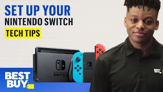 Setting Up a Nintendo Switch  Tech Tips from Best Buy [upl. by Xaviera275]