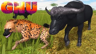 A Hiena Rainha Caçando Búfalo SOZINHA  Wild Savannah Gameplay 60 [upl. by Haelem862]