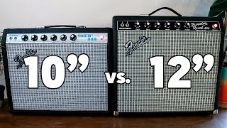 Fender Princeton 10quot vs 12quot Speaker Shootout [upl. by Lovering314]