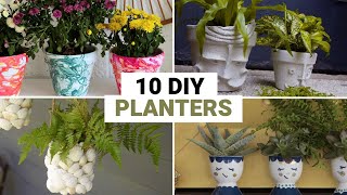 10 DIY Planters You’ve Never Thought Of [upl. by Aetnahs744]