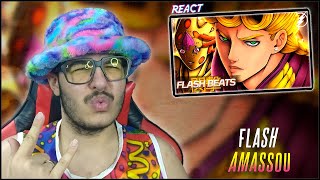 MUSICÃO  Giorno Jojos Bizarre Adventure  Gold Experience Réquiem  Reagindo ao FlashBeatsManow [upl. by Brahear]