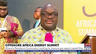 Offshore Africa Energy Summit Ghanas Petroleum Cssion working to improve gas export capabilities [upl. by Otrebcire909]