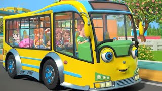 Wheels On The Bus Street Bus  More Vehicles Songs for Children [upl. by Nevet]