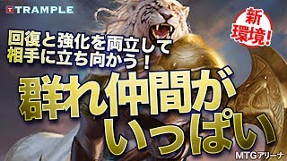 【MTG Arena】回復と強化を両立して相手に立ち向かう！『アジャニと群れ仲間がいっぱいデッキ』【Ajanis Pridemate】 [upl. by Jerman]