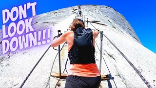 Half Dome  The Best One Day Hike In Yosemite National Park [upl. by Kimura]