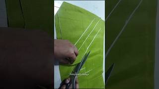 crosspiece cutting easy method sewingtips simplestitchings [upl. by Alywt]