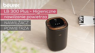 Nawilżacz powietrza do higienicznie nawilżanego pomieszczenia o pow maks 45 m²  Beurer LB 300 Plus [upl. by Selene570]