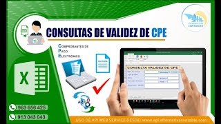 CONSULTA DE VALIDEZ DE CPE EN EXCEL – SUNAT [upl. by Nicolella]