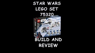 LEGO STAR WARS Set 75320 Snow trooper Battle Pack Build and review [upl. by Peedus53]