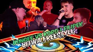 BUNGEE Bitwa FREESTYLE vs Koro i Filipek [upl. by Asaph]