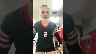 Gamedayyy volleyball sports transition viralvideo blowup senior highschool viralshort funny [upl. by Navillus]